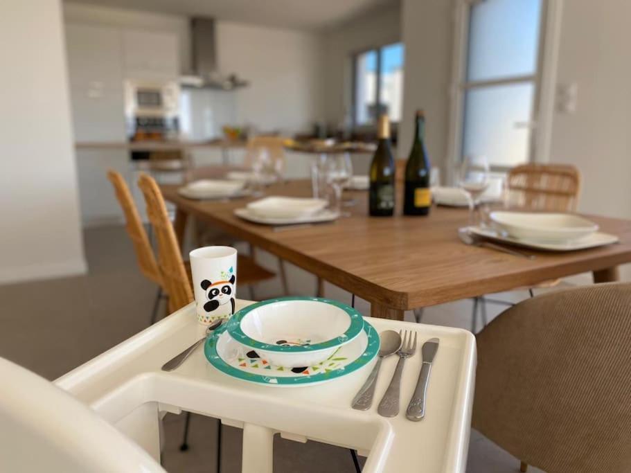Villa Neuve Pour 6 Personnes Avec Spa การองเทค ภายนอก รูปภาพ