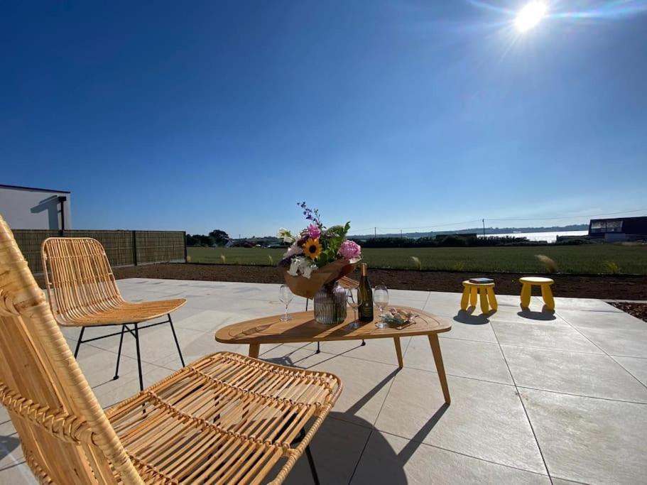 Villa Neuve Pour 6 Personnes Avec Spa การองเทค ภายนอก รูปภาพ